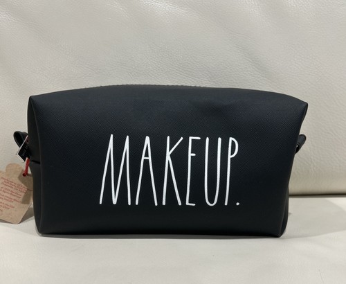 Neue Rae Dunn Kosmetiktasche "MAKE-UP" schwarz