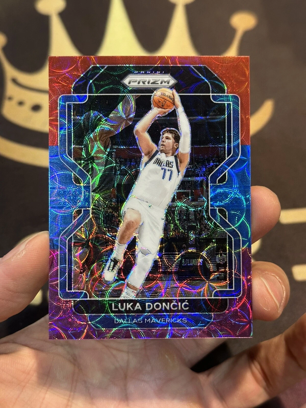 2021-22 Panini Prizm Choice Red Blue Purple Luka Doncic #223 /15 SSP