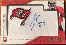 2013 Panini Prominence Rookie Rated Rookie Patch Autographs Johnathan Banks #143