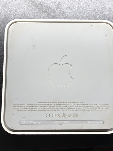 Apple Wireless A1143 AirPort Express WiFi Router Base Station Extreme Untested - Picture 8 of 11