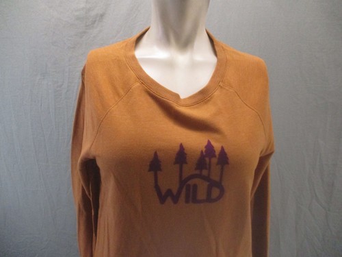 Columbia Size XS Womens Brown Cotton Breathable Long Sleeve Athletic Top 186 - Picture 2 of 9
