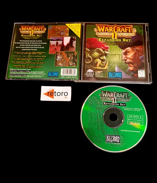 WARCRAFT II EXPANSION SET BEYOND THE DARK PORTAL PC CD-ROM Macintosh English