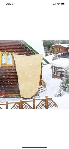Heavy Duty X2 Frost Protection Bags Plants Fleece Winter Jacket Cover 120 X 80 - Picture 9 of 10