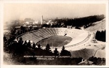Real Photo Postcard Memorial Stadium at the University of California Berkeley