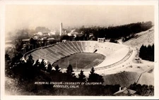 Real Photo Postcard Memorial Stadium at the University of California Berkeley