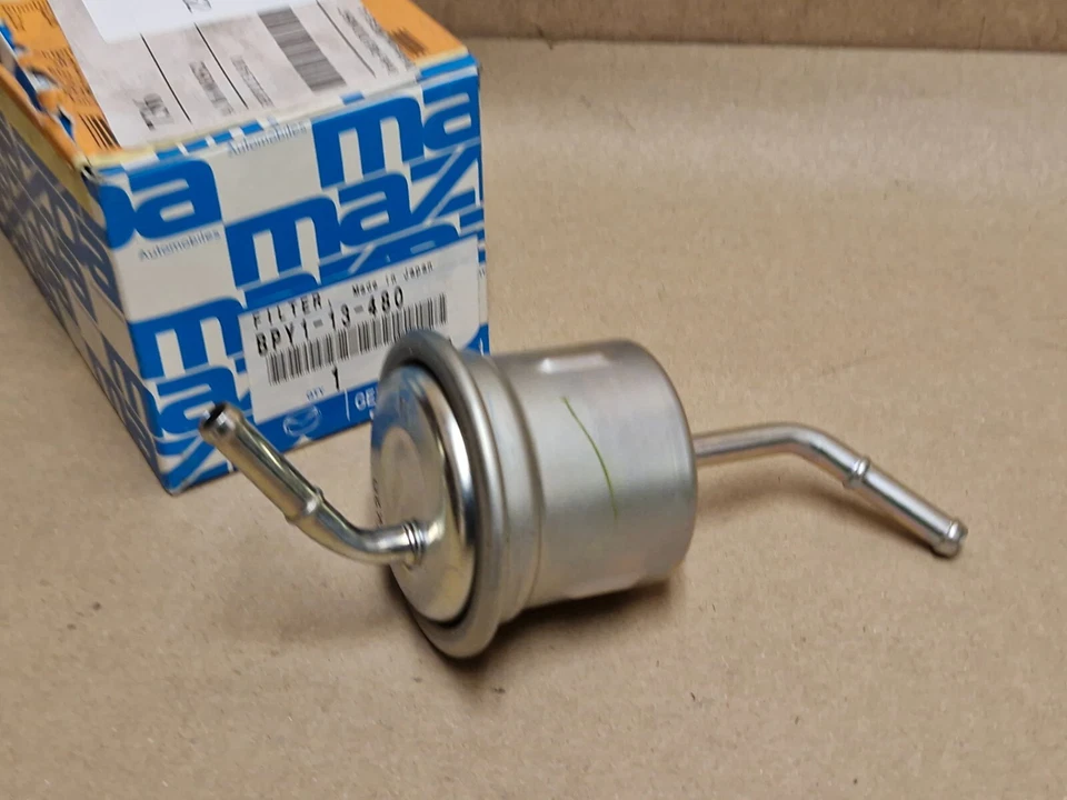 Filtro de combustible genuino Mazda RX-7 FC 626 Mk3 323 serie E BPY113480 NUEVO - Imagen 3 de 4