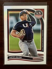 2024 Panini USA Stars & Stripes #93 Carter Holton Atlanta Braves