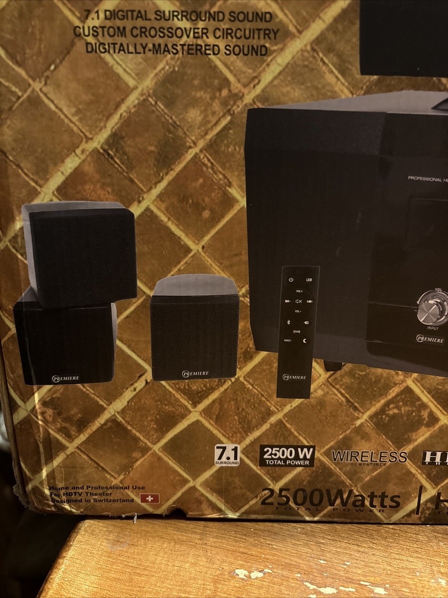 Premiere Reference 7.1 Home Theater System 2500 Watts 4k HDTV RP