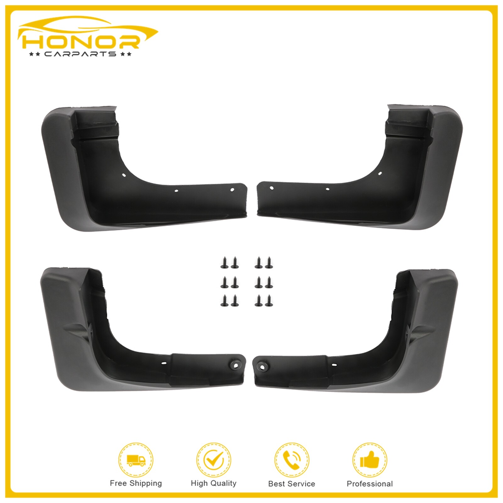 Mud Flaps Splash Guard Mudflaps For 2016-18 Mitsubishi Outlander Sport Mudguard-image