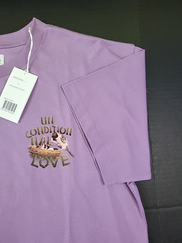 Camiseta Deadstock Sky High Farms Uncondicional Love Bird, Talla (L), Nueva, 22x29" - Imagen 9 de 18