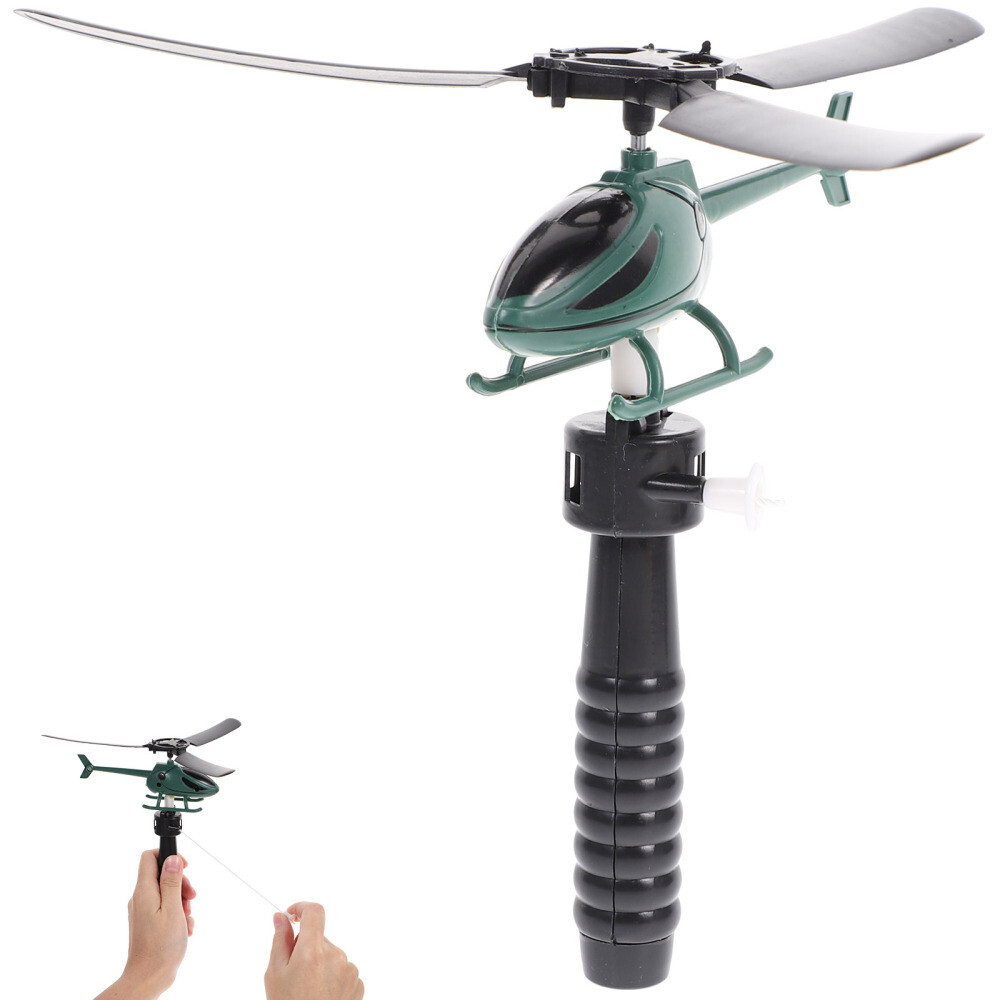 Pull String Helicopter Toy Creative Funny Copter Toy Educational Gift Toy eBay