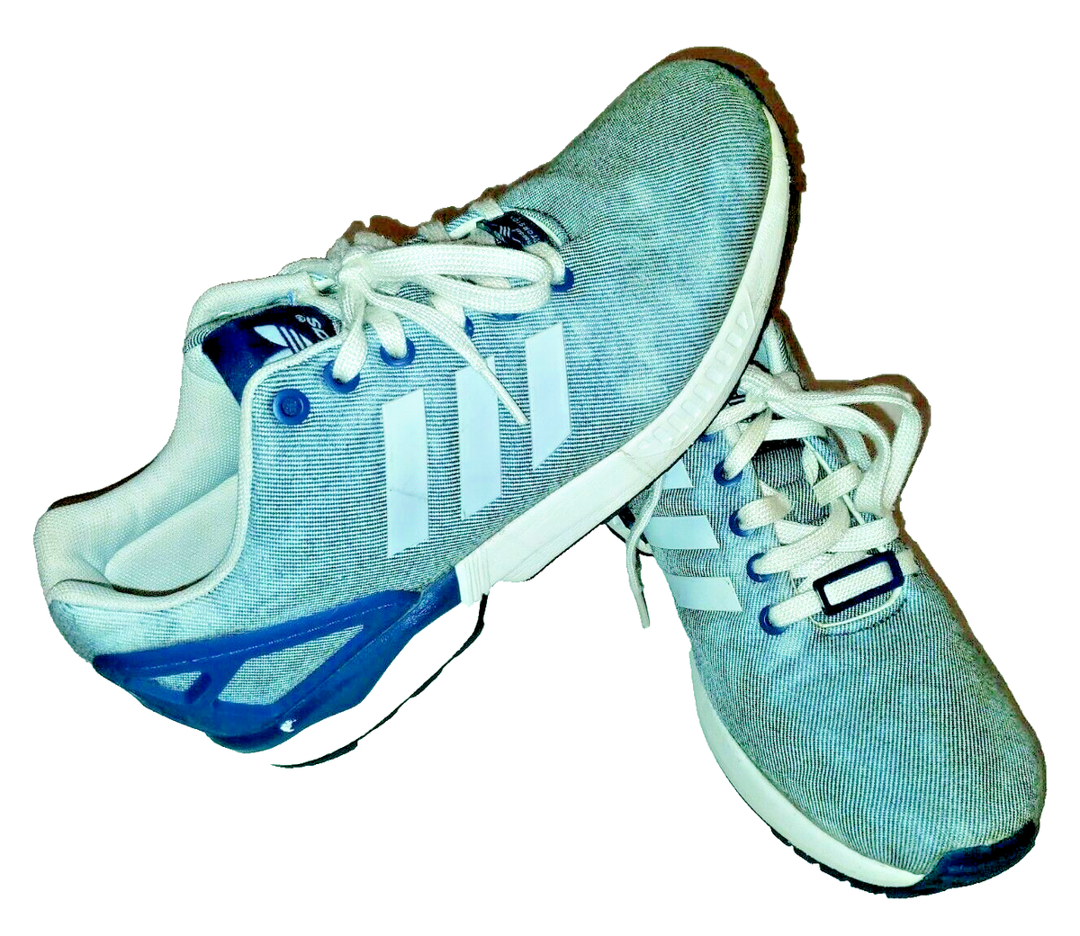Women's Size Adidas Torsion ZX Flux Blue Sneakers Tennis Shoe