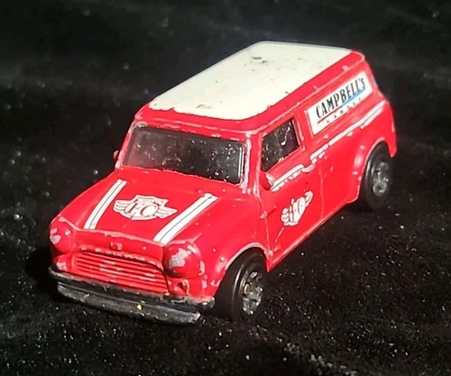Hot Wheels '67 Austin Mini Van Campbell's Garage Red 2014 - Picture 1 of 3