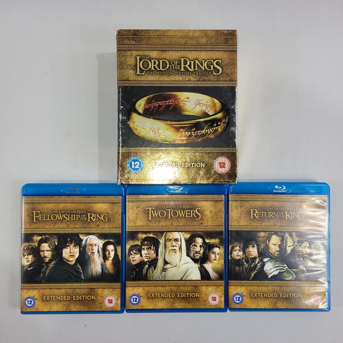 Blu-Ray The Lord of the Rings Extended Edition 100% Complete All