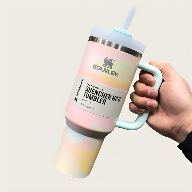 Stanley WARM SERENE 40oz EQuencher H2.0 FlowState Tumbler with Dual Handle  