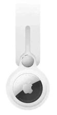 OEM Apple AirTag Leather Loop White Silicone Holder for AirTag MX4F2ZM/A