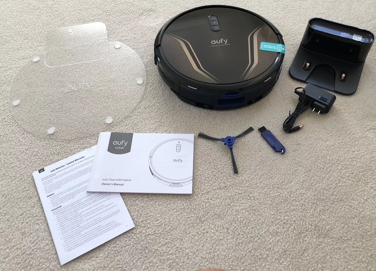 eufy by Anker, G40 Hybrid, RoboVac and Mop, 2,500 Pa Suction Power, Wi-Fi, NIB