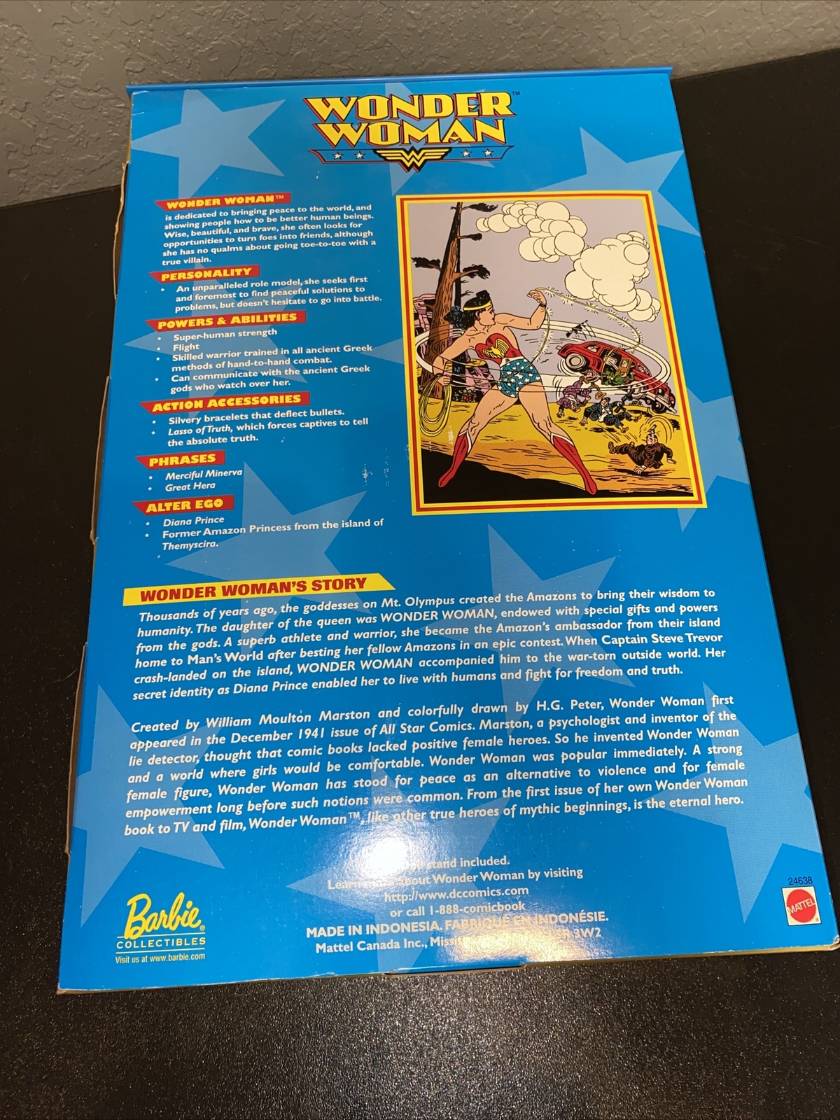 Barbie Collectibles  1999 Barbie Doll as Wonder Woman   Collector Edition NIB