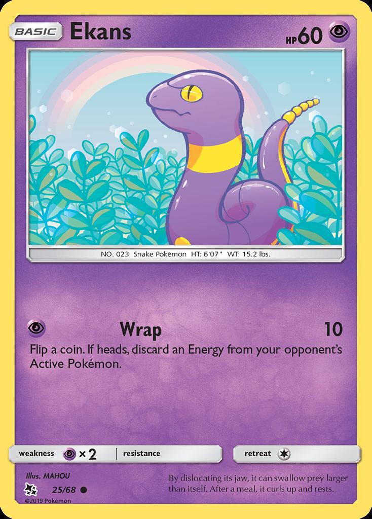 Pokemon Ekans (25/70) Hidden Fates LP