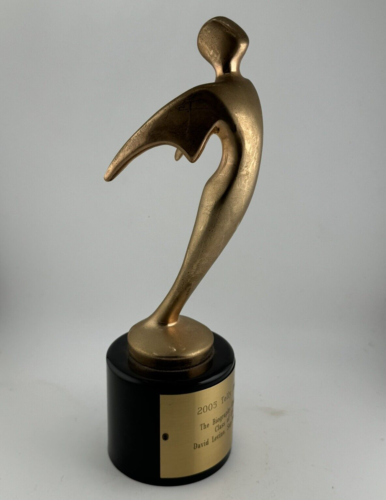 Telly Award Trophy Award Statuette Television and Video Memorabilia 2005