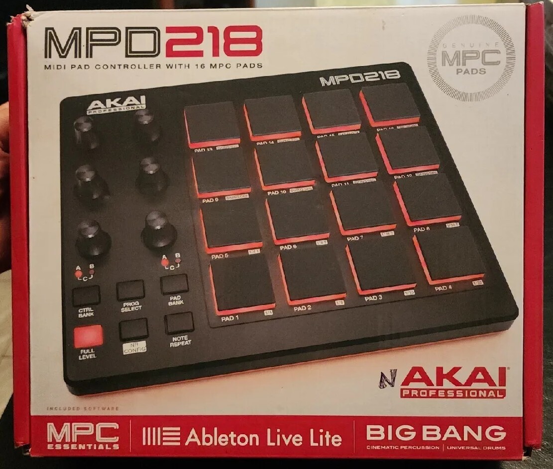 DTM・DAW AKAI MPD218 MIDI Pad Controller MPD218 MIDI Pad Controller | Akai Pro