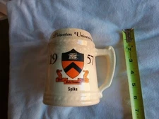 SALE Vintage Princeton University ceramic stein 1957 "Spike"