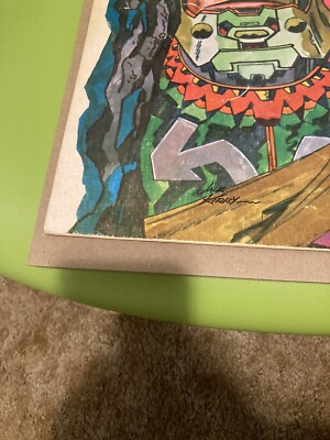 Jack Kirby signed - Kirby Unleashed Portfolio from 1971 | eBay