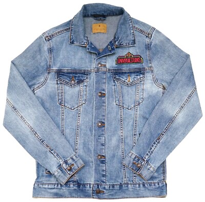 UNIVERSAL STUDIOS Florida デニムジャケット L Universal Studios Florida Retro Marquee Logo Denim Jacket L