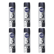 Nivea MEN Anti-Perspirant Black  White 48-Hour Invisible Spray Deodorant 150ml