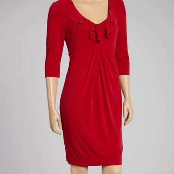 open lace back dress DONNA RICCO main image 0