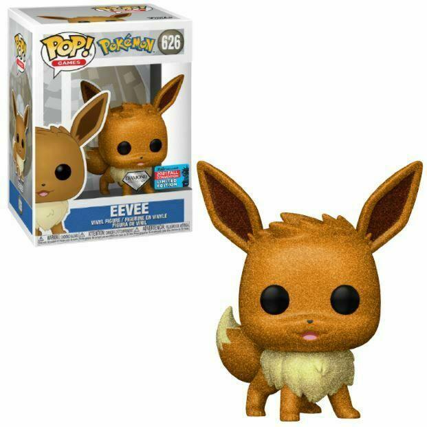 Funko Pop! Juegos Pokemon Eevee Diamond Collection Otoño Convención Exclusiva