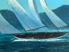 Marine painting, original O/C by Scott Duncan, framed. — photo 4