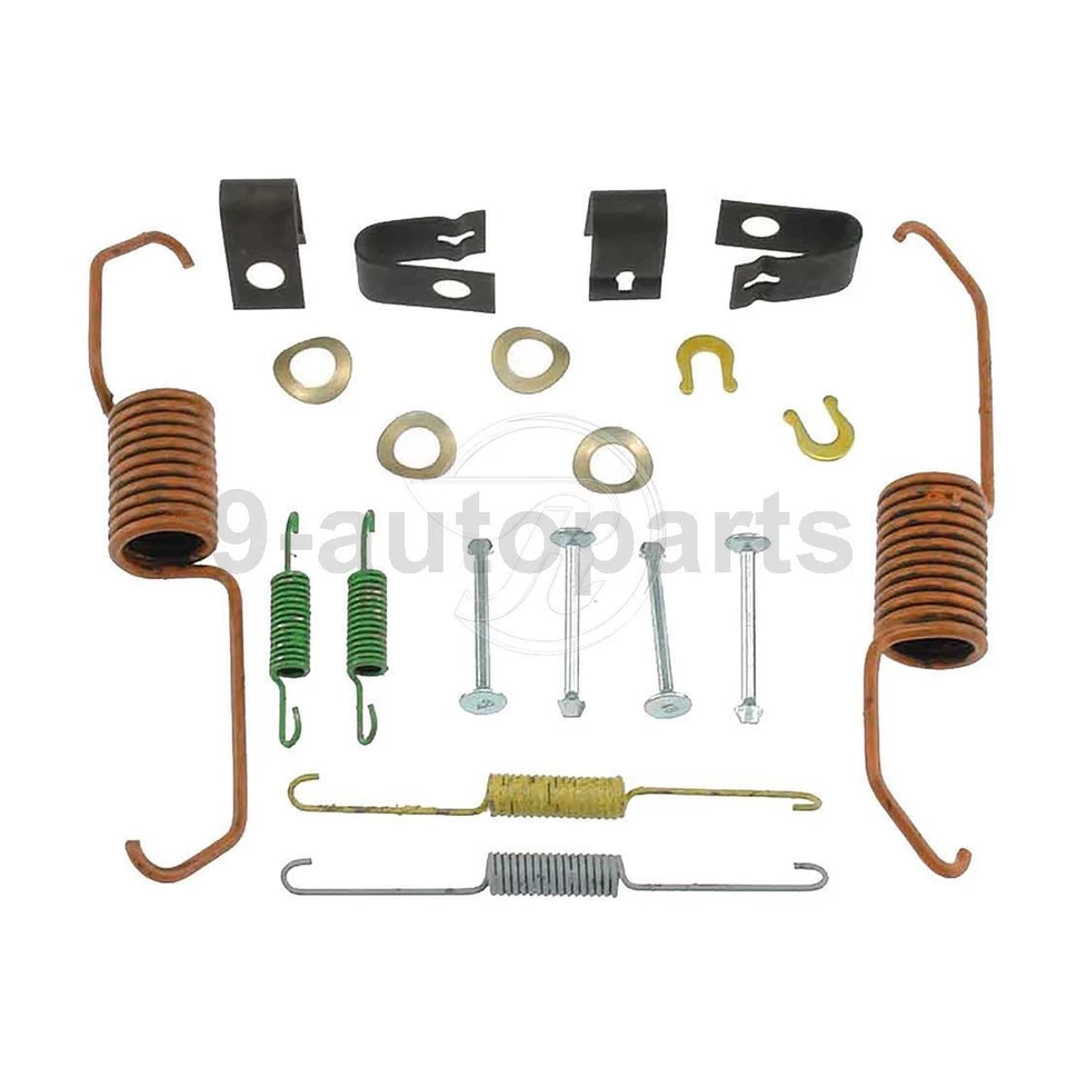 Rear Brake Drums & Shoes & Hardware Kit For 1990-2002 Honda Accord - Image 2 of 4