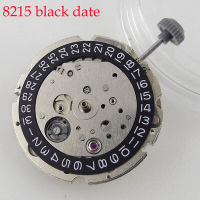 Gold/Silver Genuine Miyota 8215/821A Watch Automatic Movement White/Black Date