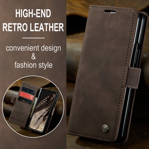 Funda Cartera CaseMe Para Google Pixel Plegable 5G Cuero Tarjetero Ranura Cubierta Abatible - Imagen 61 de 75