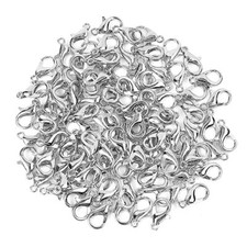 100 Pcs Lobster Claw Clasps for Jewelry Making Necklace Bracelet Anklets