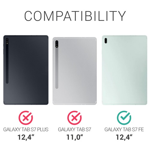 2 x protection d'écran pour film d'affichage Samsung Galaxy Tab S7 FE - Photo 5/6