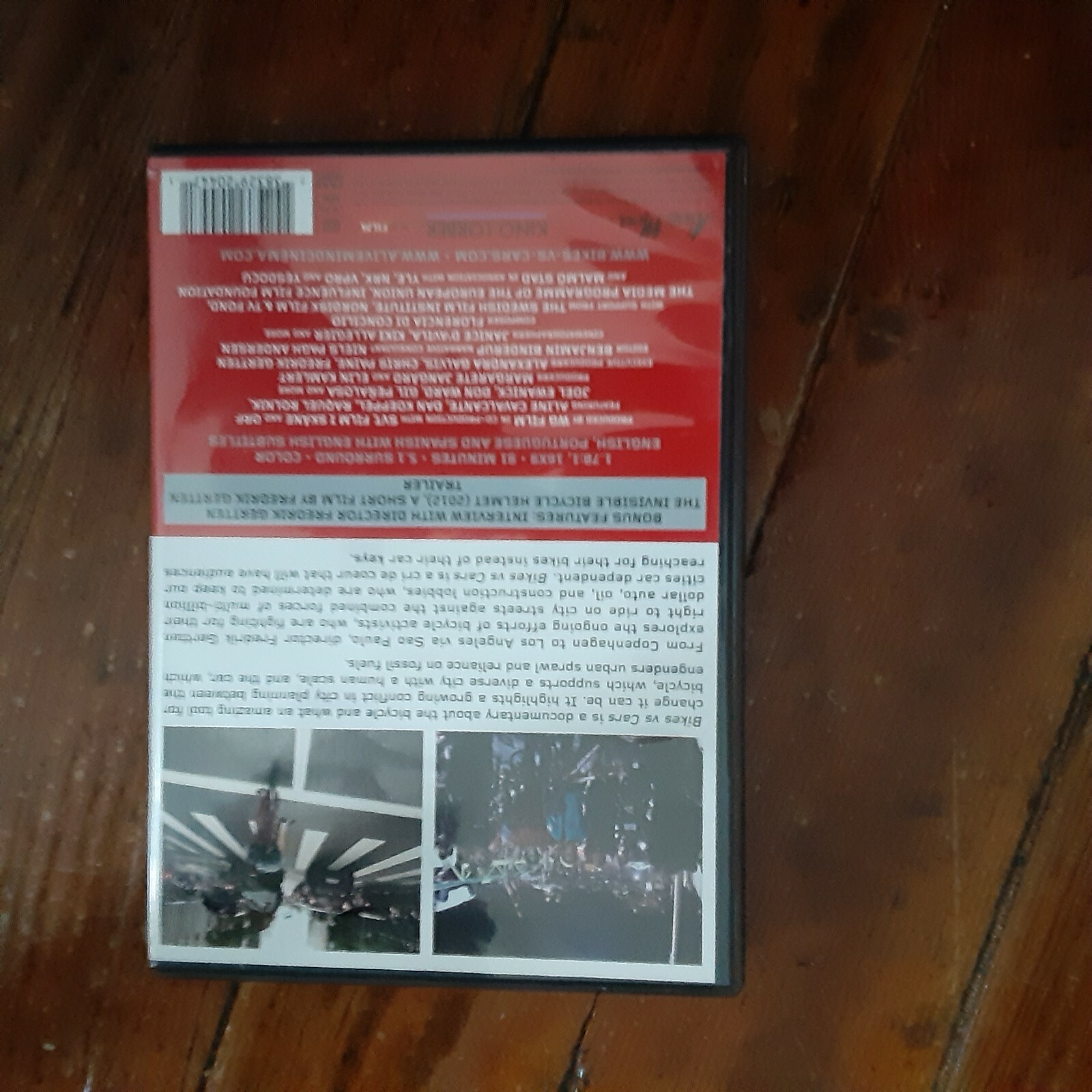Bikes VS Cars DVD by Fredrik Gertten, Region 1, GUC, free first class shipping