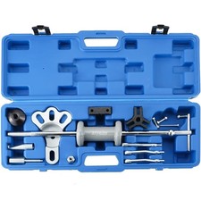 ATPEAM 17pcs Slide Hammer Dent Puller Set, 5lb Slide Hammer Axle Bearing Dent...