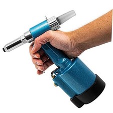 Air Riveter 1/8, 5/32", 3/16" and 1/4" Capacity Air Rivet Gun Hydraulic Air