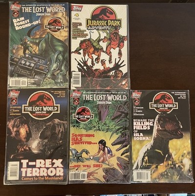 TOPPS COMIC BOOKS .. THE LOST WORLD : JURASSIC PARK COLLECTION