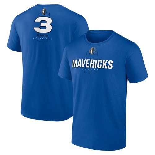 Men's Anthony Davis Royal Dallas Mavericks Behind The Back Name & Number T-Shirt - Bild 1 von 3