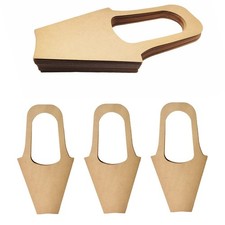 20Pcs Kraft Paper Flower Gift Bags with Handles Flower Bouquet Holders for Mo...