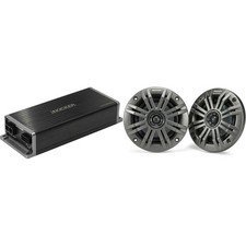 Kicker Marine KPX300.4 Powersports Amp 4" Marine Speakers 4 Ohm