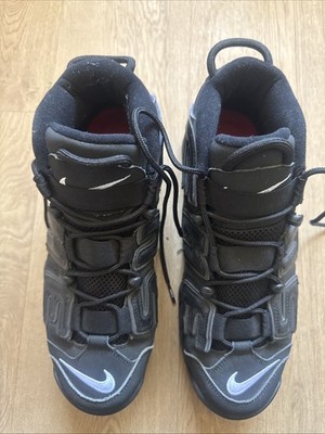 Nike Supreme x Air More Uptempo Black size 11 Preowned No Box