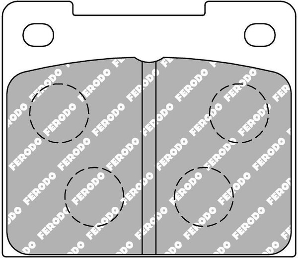 Ferodo Racing Bremsbelagsatz, Scheibenbremse FCP809H FüR Ford Lamborghini Volvo-image