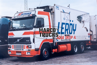 LKW Foto Volvo FH12 Kühlsattelauflieger Norwegen weiß NORDAN NORWEGEN, LER #a5km
