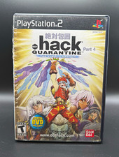 Bandai .hack Quarantine Part 4 Sony PS2 T NTSC-U/C CIB *** Case Cover Torn ***