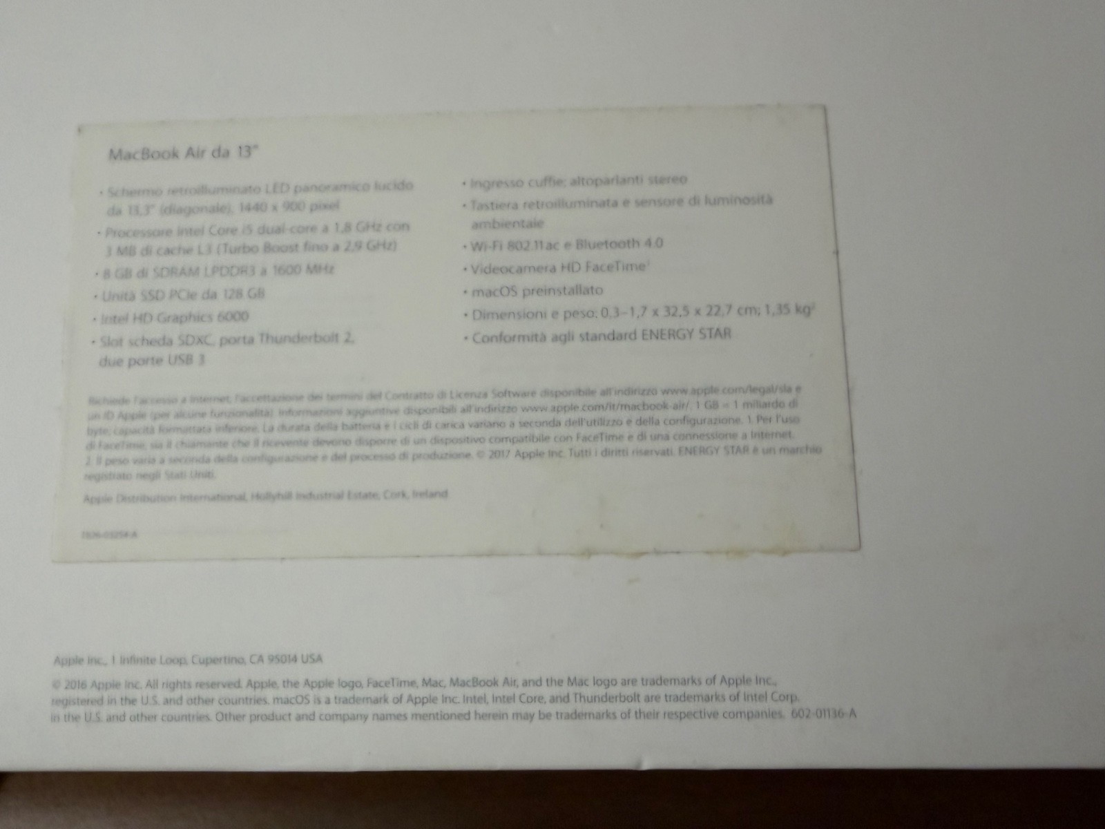 Portatille Macbook 13'' silver foto 5