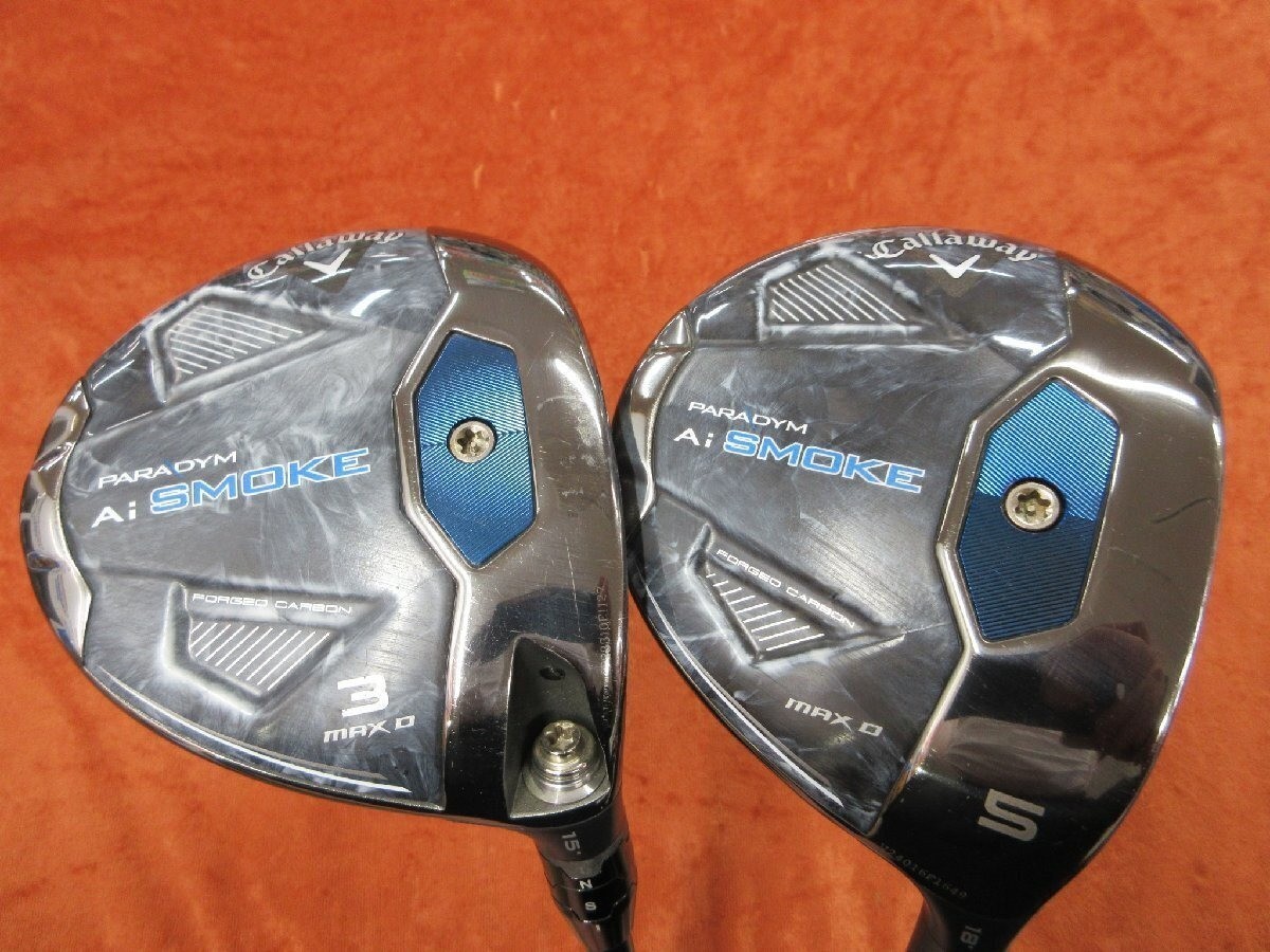 Callaway PARADYM Ai SMOKE MAX D Wood set 3W & 5W / TENSEI 50 S | eBay